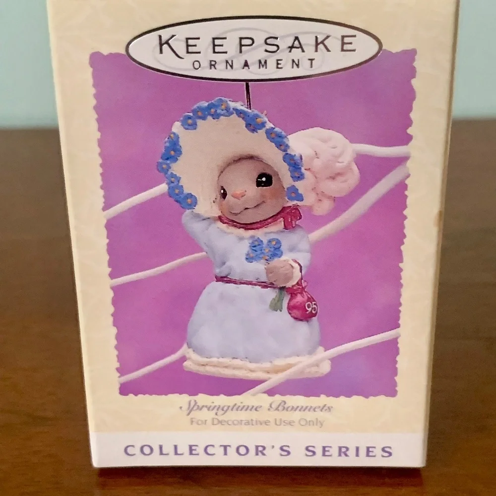 Hallmark Springtime Bonnets Easter Collection 1995 #3 in Series